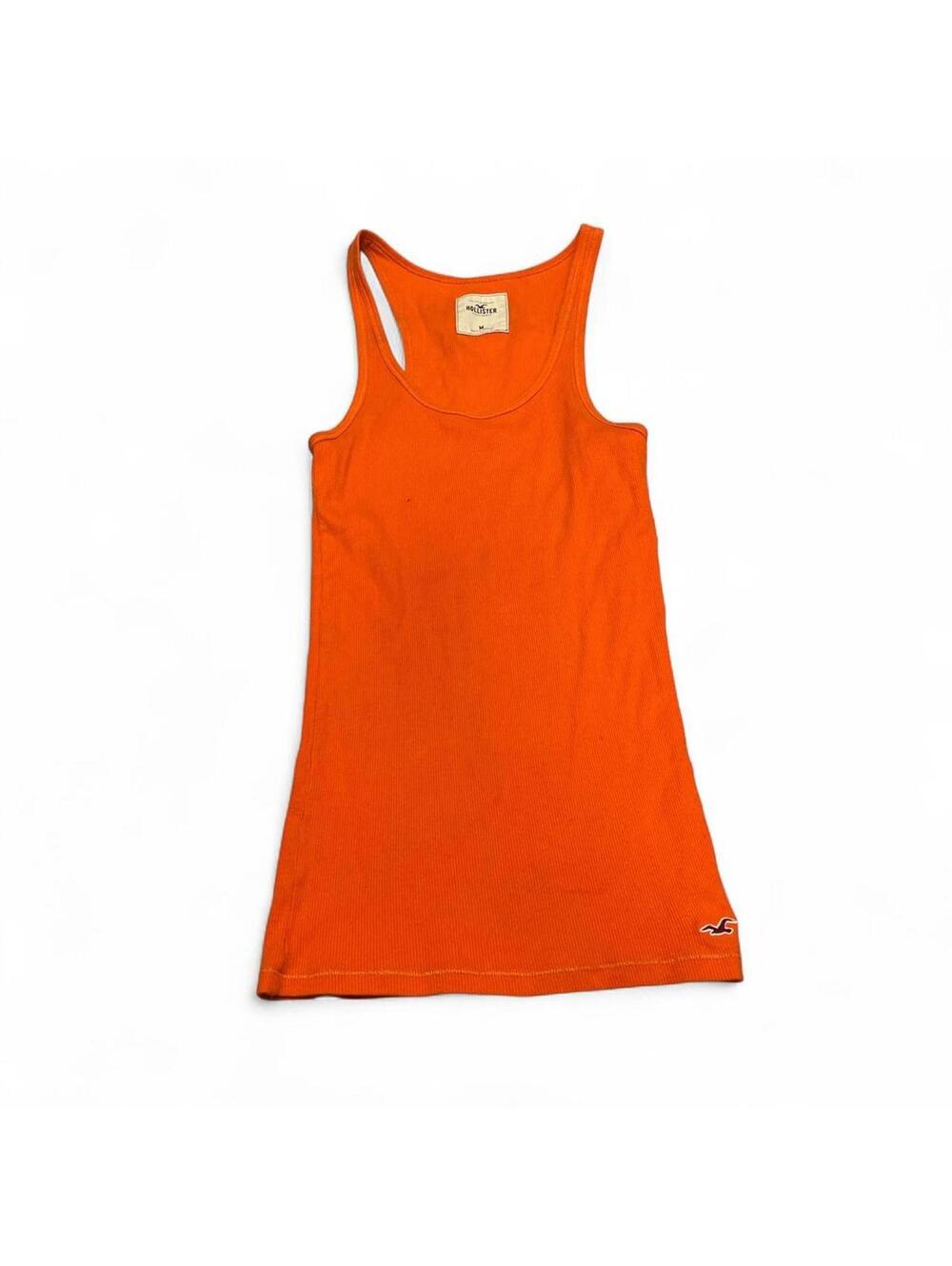 Y2K Hollister orange tank top